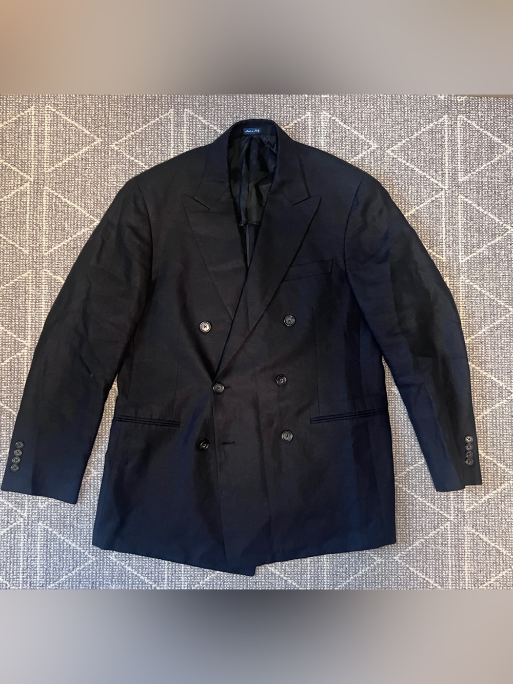 Men’s Polo Ralph Lauren Linen Made in Italy Double breasted jacket